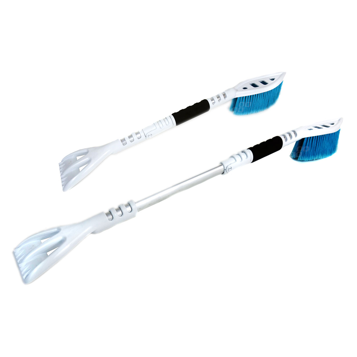 Teleskooppinen lumiharja ja jääraappa PREMIUM M1 ABS, 660–890 mm, DKK