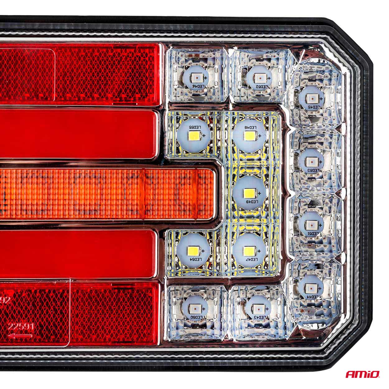LED takavalo AMiO RCL 01 L Dynaaminen Vasen Puoli Ollikainen 