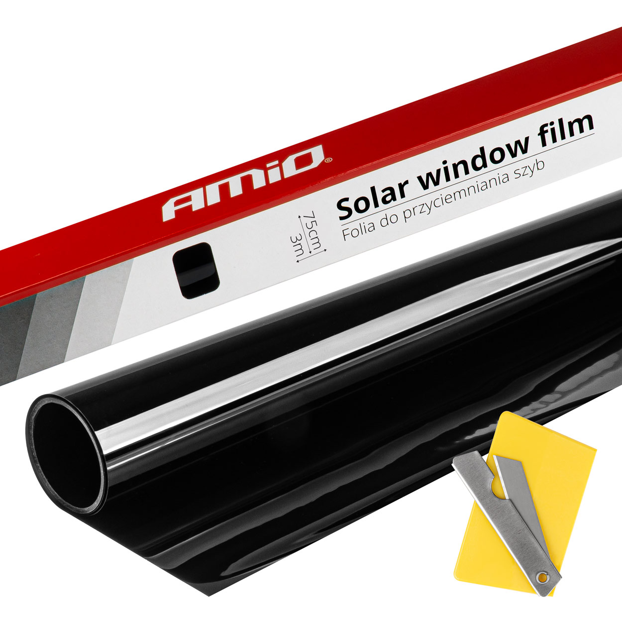 Ikkunatummennuskalvo Ultra Dark Black, 0,75 × 3 m (1 %)