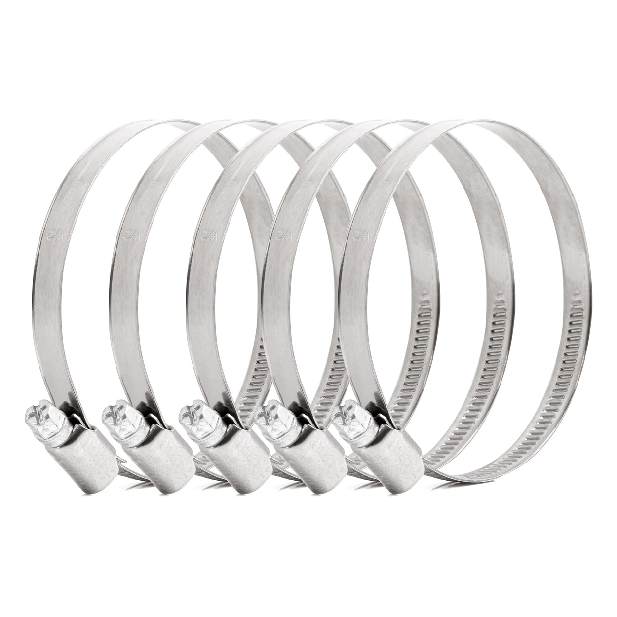 Ruuvikiristin 5 kpl 70-90mm/9mm W2