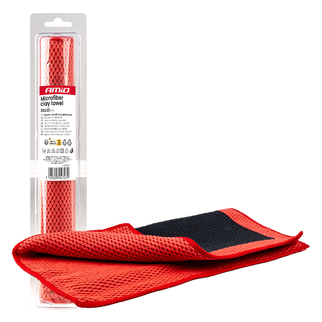 Mikrokuitu-saviliina 30x30cm AMIO-04727