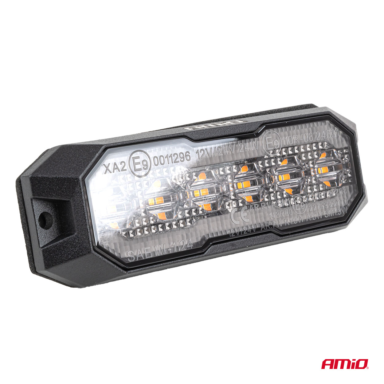 LED-varoitusvalo R65 R148 12 V 24 V 24 W AMIO-04861