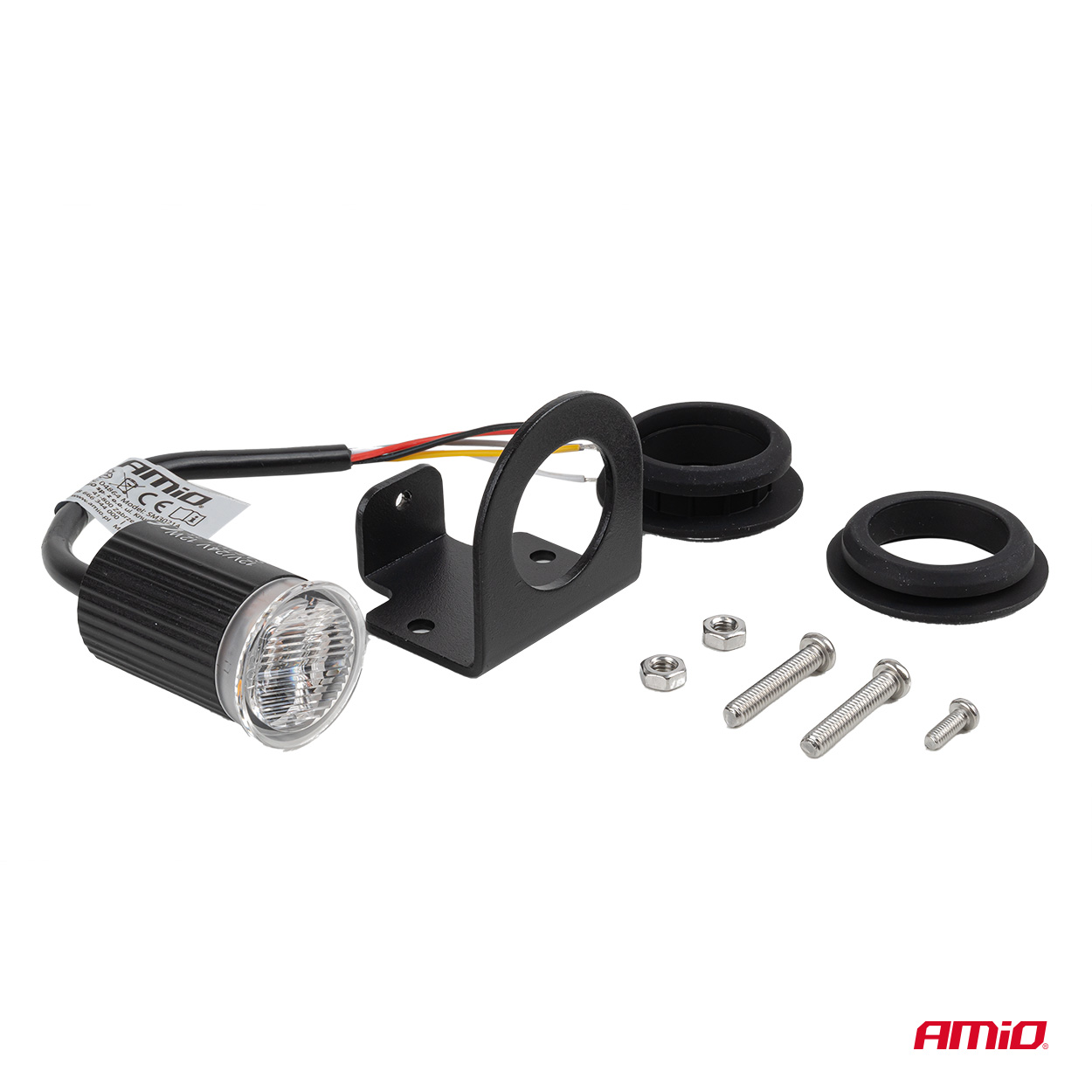 LED-varoitusvalo R65 12 V 24 V 12 W AMIO-04864