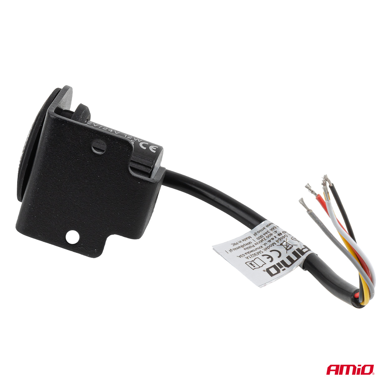 LED-varoitusvalo R65 12 V 24 V 12 W AMIO-04864