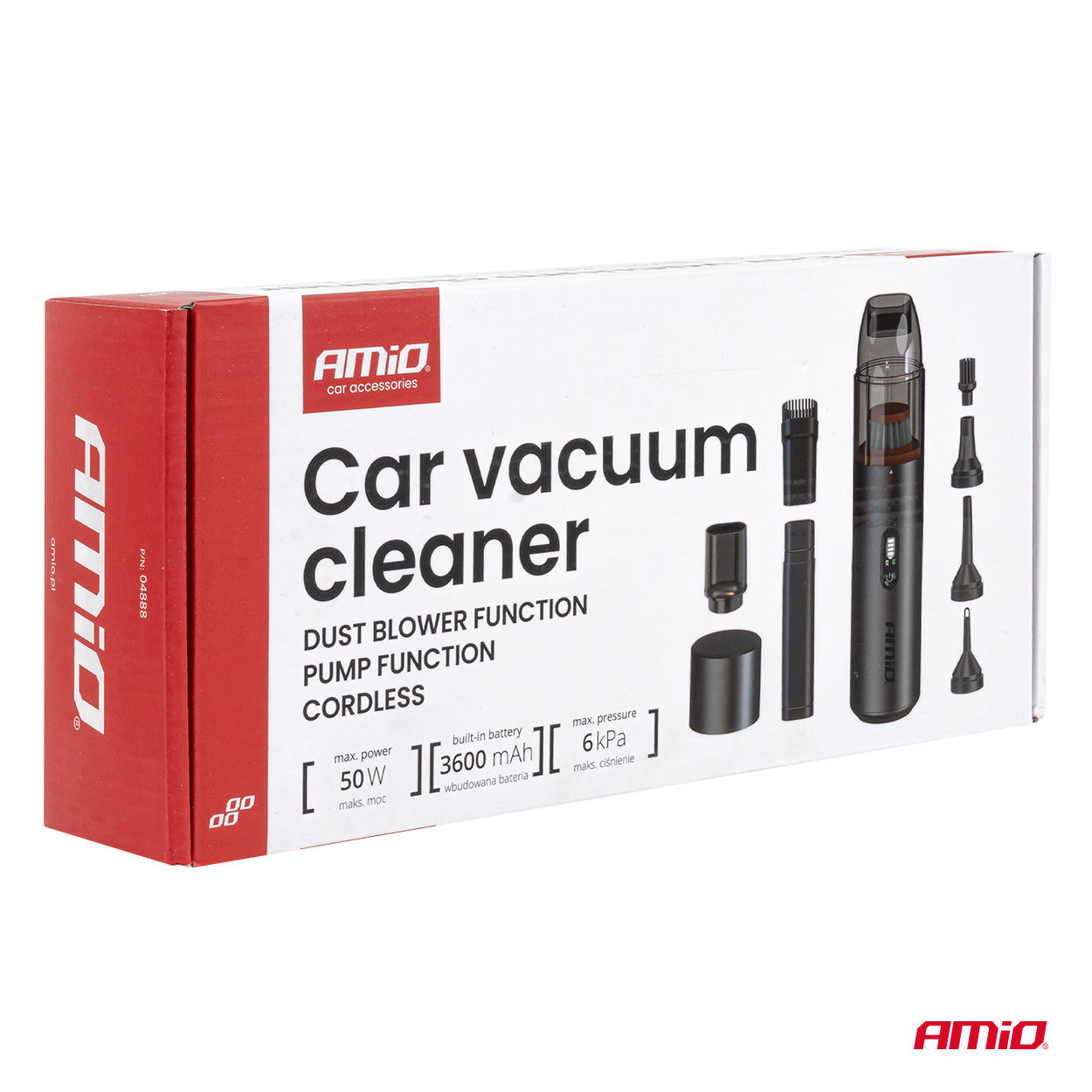 Autoimuri 3-in-1, 6 kPa, 50 W, 150 ml, AMIO-04888