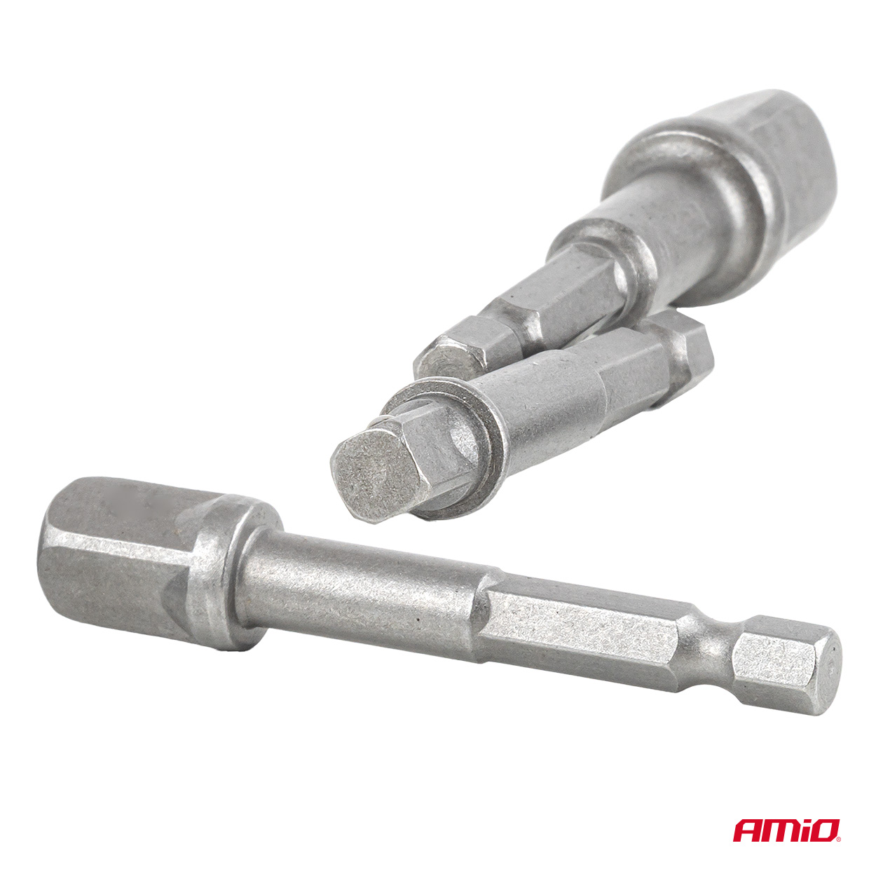 Hylsyadapterisarja, 3 osaa, 1/4", 3/8", 1/2", AMIO-04933