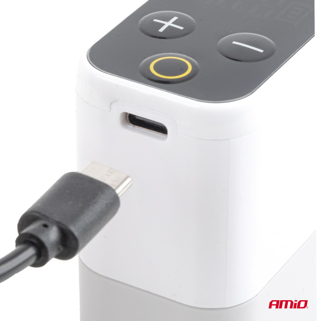 Akkukäyttöinen rengaskompressori 40 W USB-C AMIO-04946
