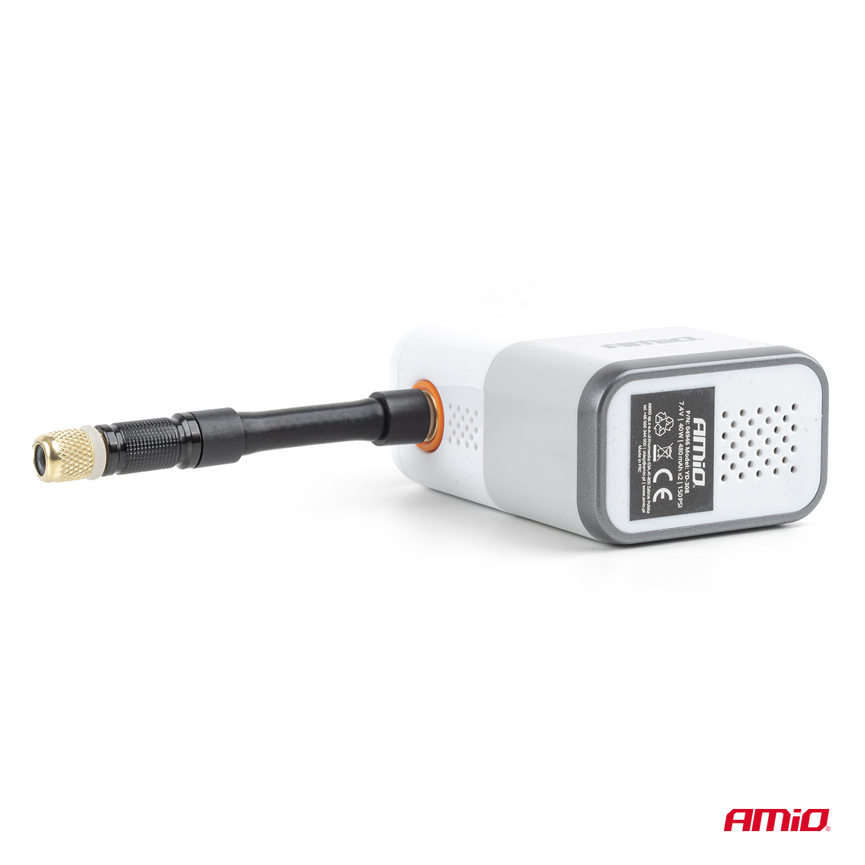 Akkukäyttöinen rengaskompressori 40 W USB-C AMIO-04946