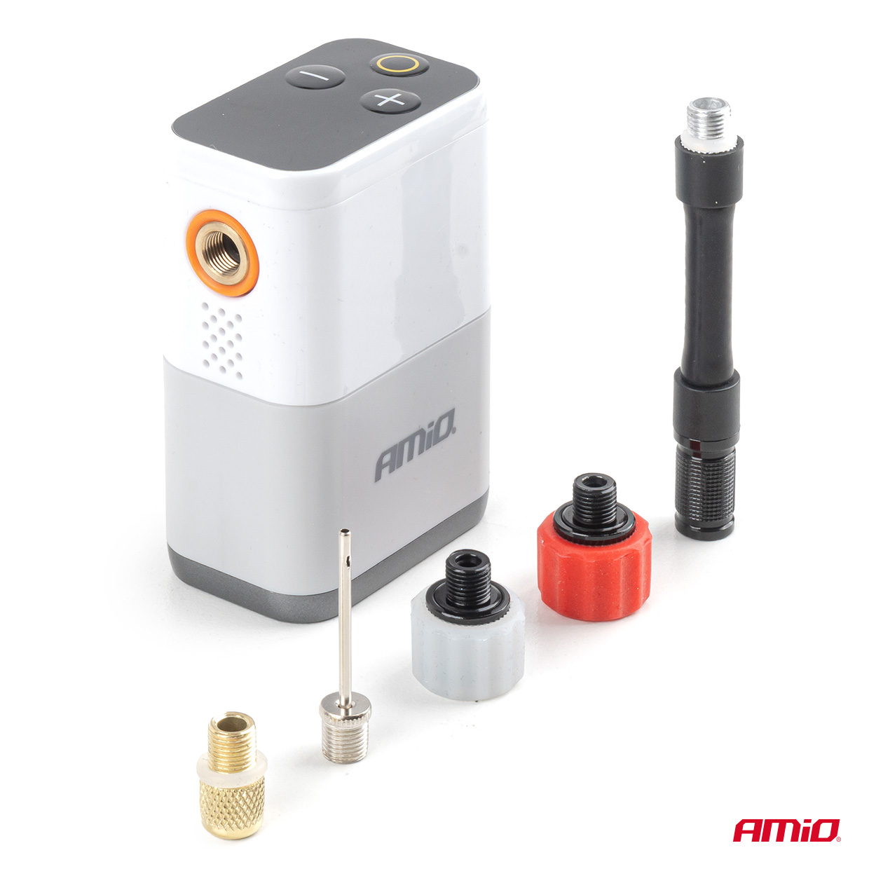 Akkukäyttöinen rengaskompressori 40 W USB-C AMIO-04946
