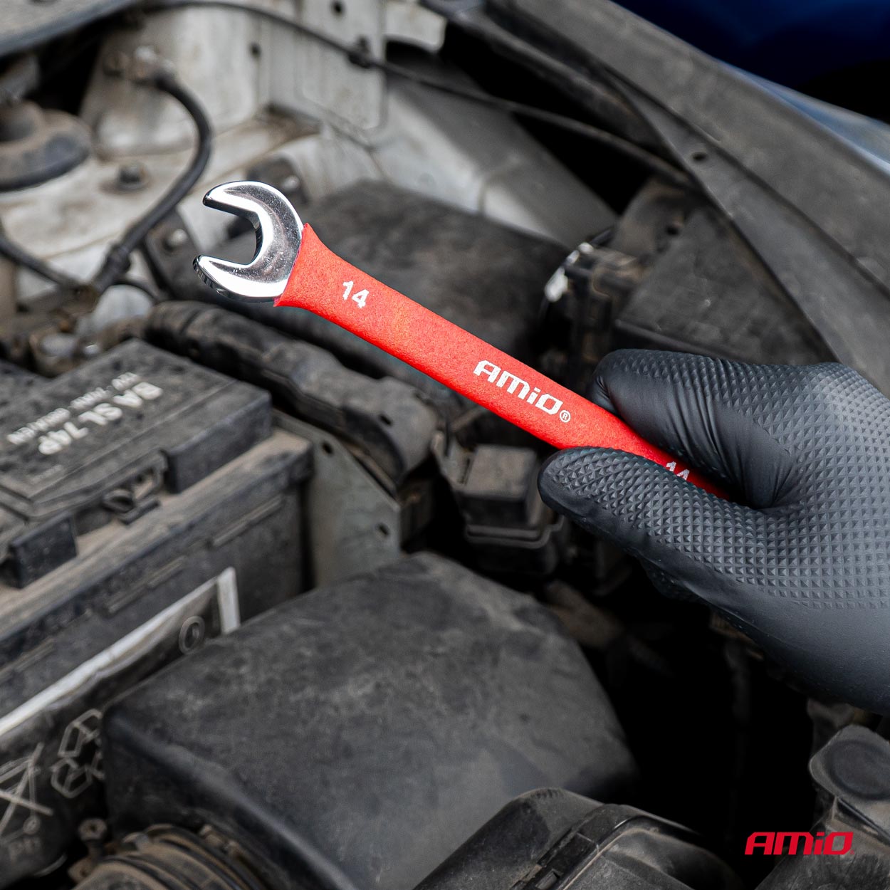 Kiintolenkkiavainsarja CRV 6–32 mm, 25 osaa, AMIO-04977