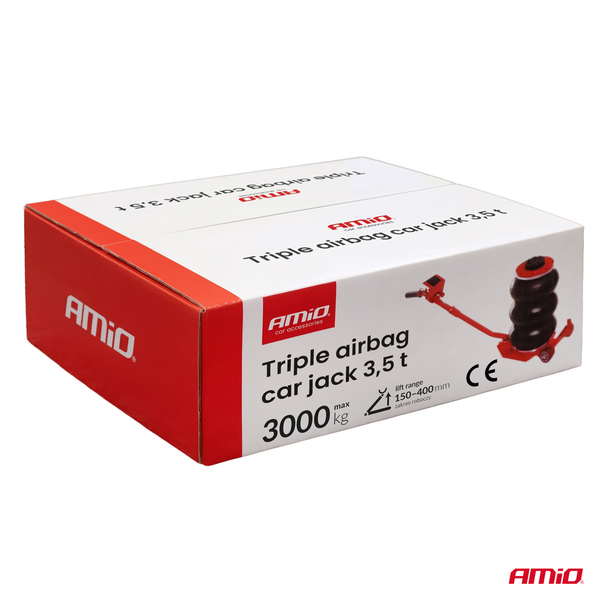 Kolmipalkeinen paineilmatunkki 3,5 t AMIO-04986