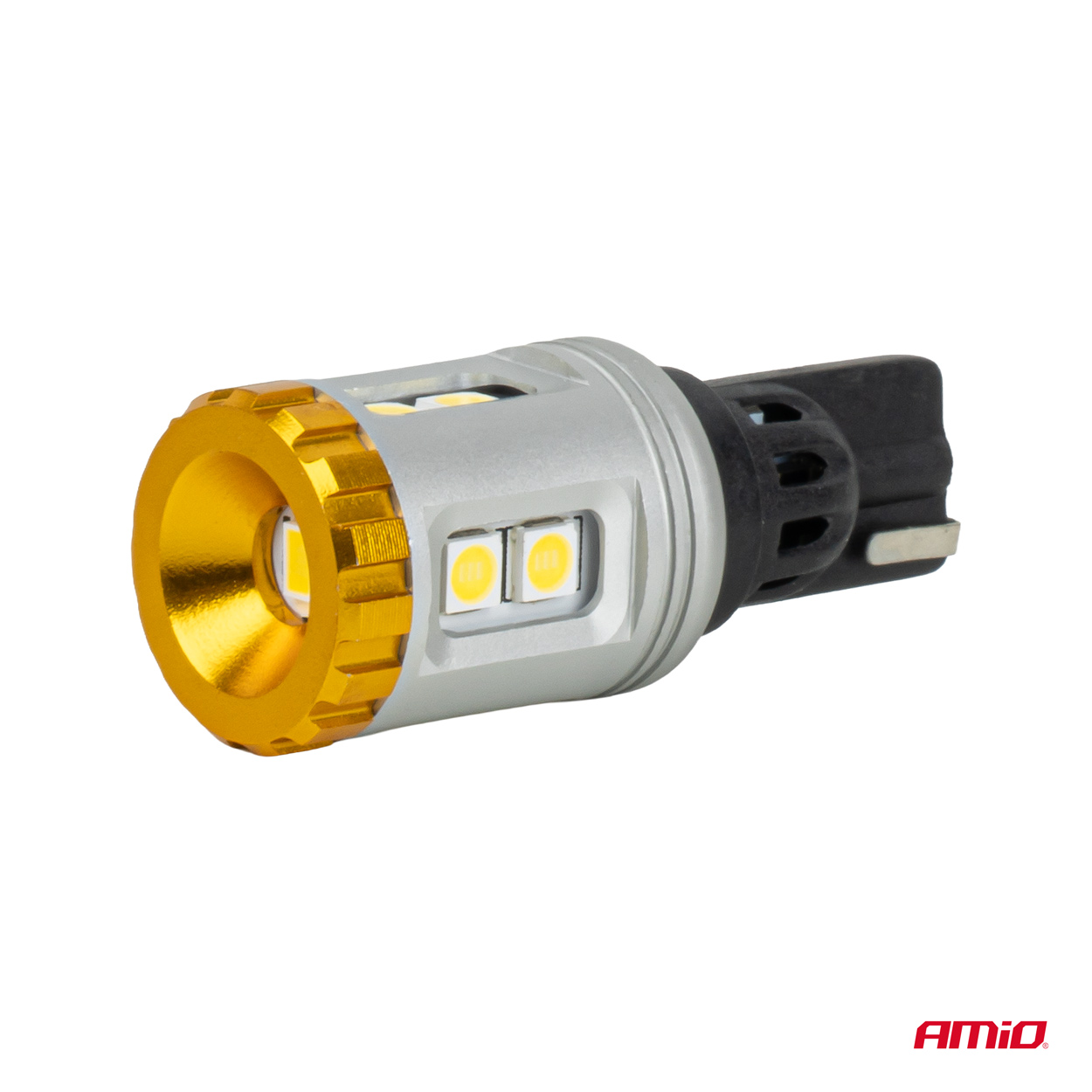 LED-polttimot STANDARD T15 3030 8SMD + 3020 1SMD valkoinen 12/24 V AMIO-04991