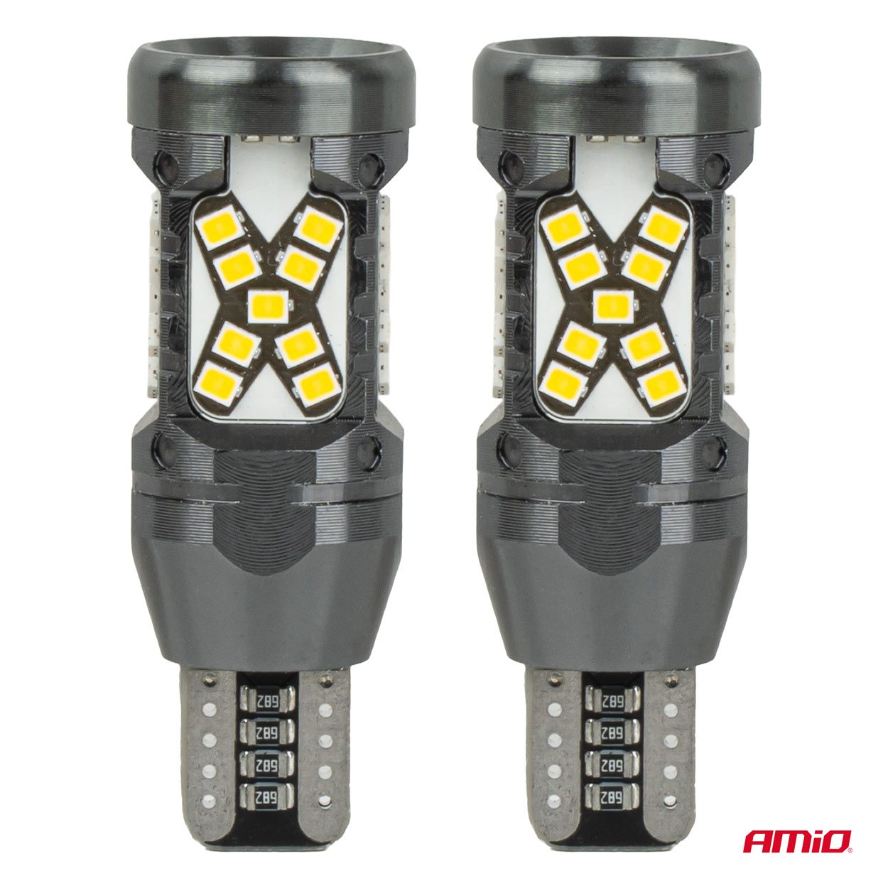 LED-polttimot CANBUS T15 2016 45SMD valkoinen 12/24 V AMIO-04992