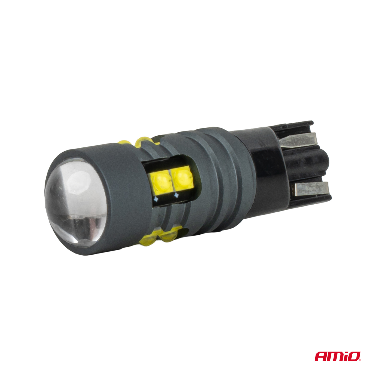 LED-polttimot STANDARD T10 2525 10SMD valkoinen 12/24 V AMIO-04993