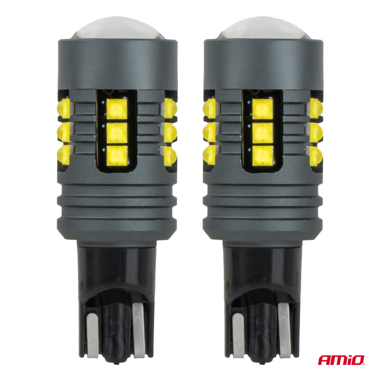 LED-polttimot STANDARD T15 2525 18SMD valkoinen 12/24 V AMIO-04994