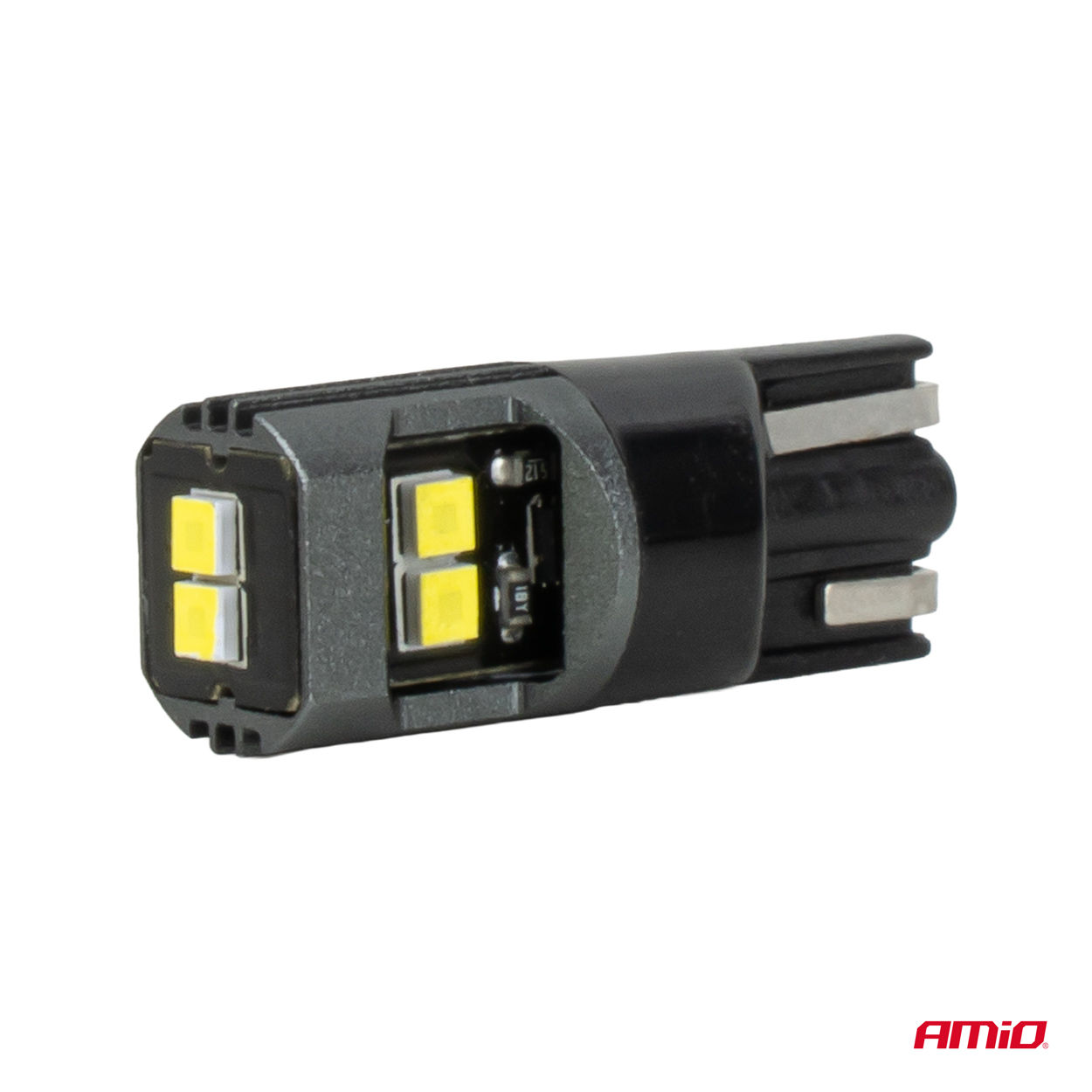 LED-polttimot CANBUS T10 2020 6SMD valkoinen 12/24 V AMIO-05010