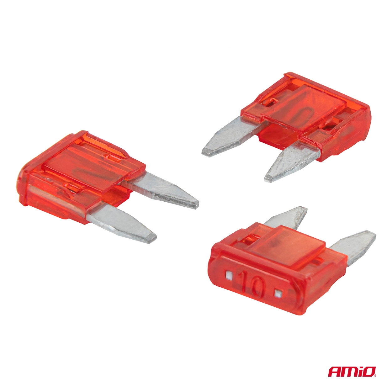 MINI-laattasulakkeet 10 A, 3 kpl, AMIO-05098