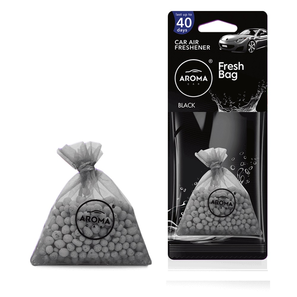 AROMA FRESH BAG Black Keramik ilmanraikastin
