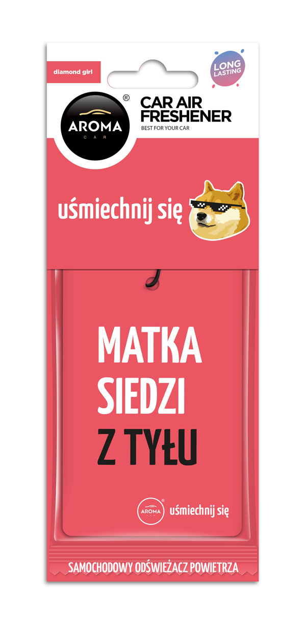 Auton ilmanraikastin AROMA CAR LETS SMILE Diamond Girl