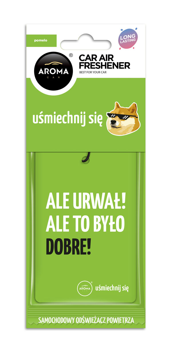 Auton ilmanraikastin AROMA CAR LETS SMILE Pomelo