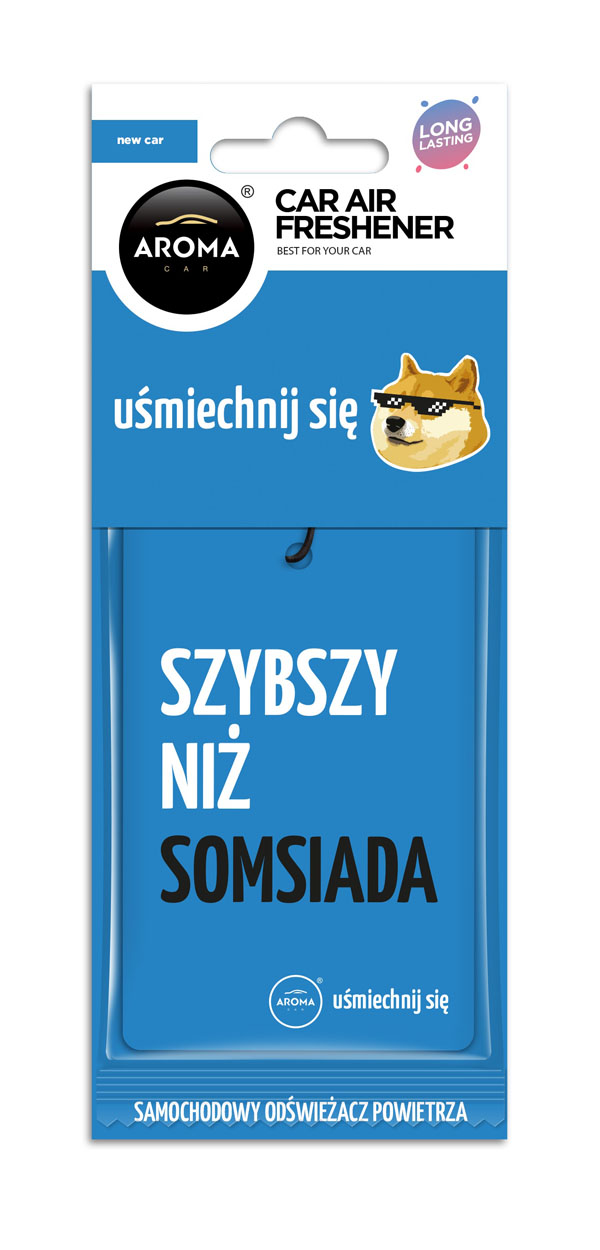 Auton ilmanraikastin AROMA CAR LETS SMILE New Car