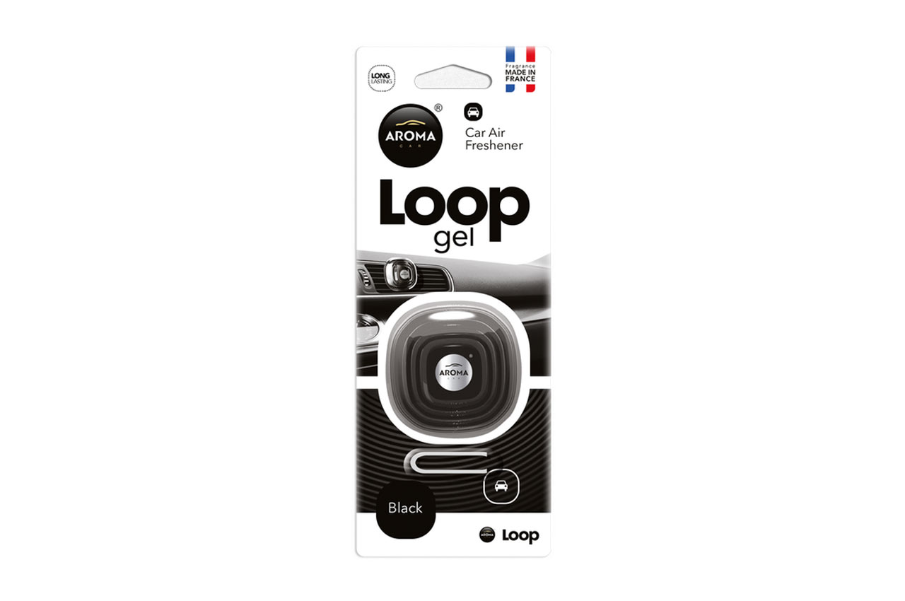 Auton ilmanraikastin AROMA CAR LOOP - Black