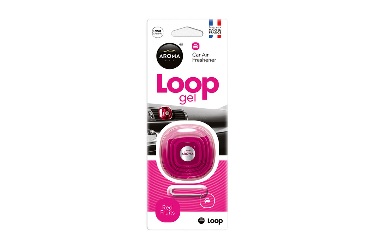 Auton ilmanraikastin AROMA CAR LOOP - Red fruits