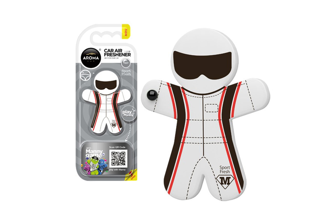 Auton ilmanraikastin AROMA CAR MANNY - Sport Fresh
