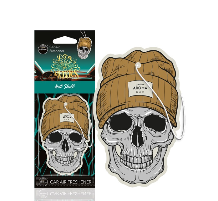 Auton ilmanraikastin MUERTOS Hat Skull