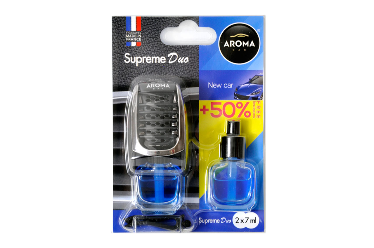 Auton ilmanraikastin AROMA SUPREME DUO NEW CAR