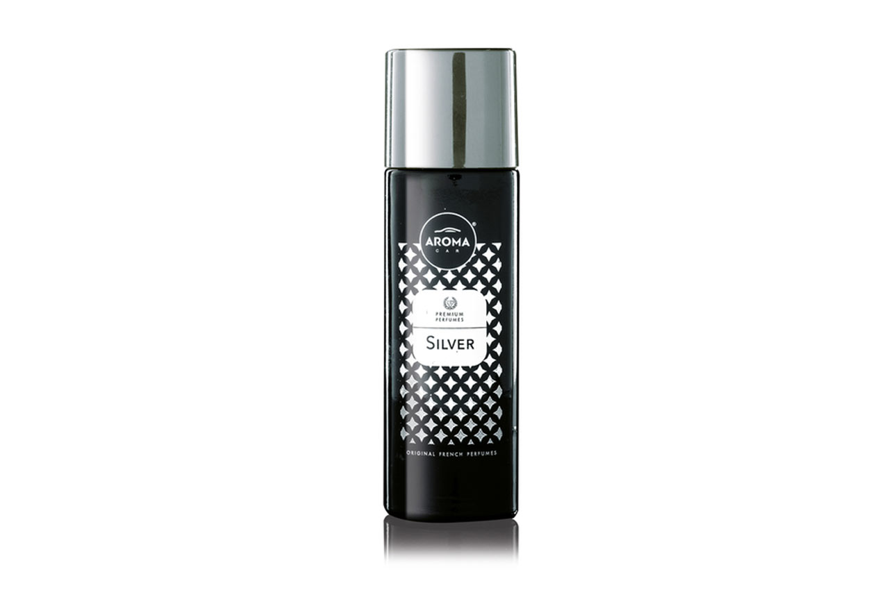 Auton ilmanraikastin AROMA PRESTIGE SPRAY SILVER