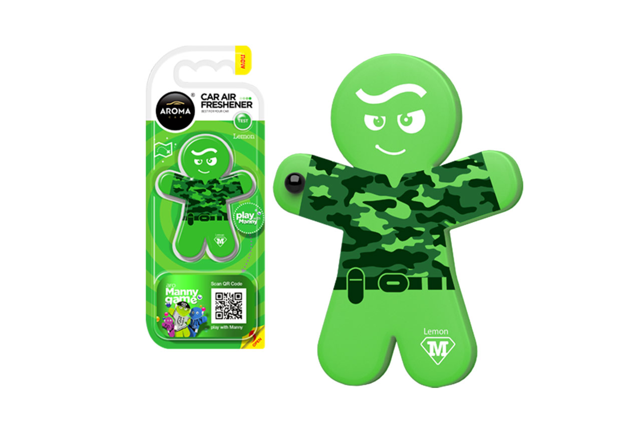 Auton ilmanraikastin AROMA CAR MANNY - Lemon