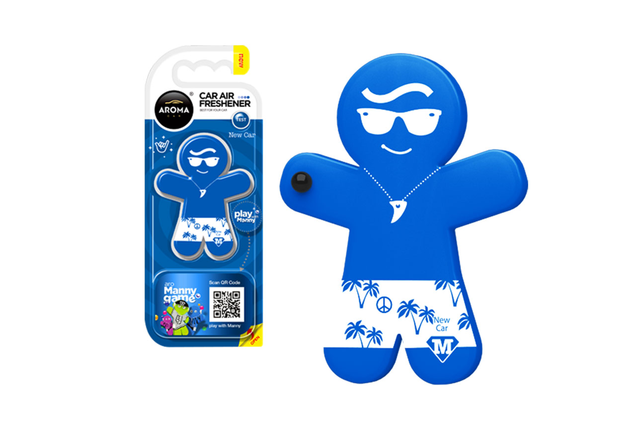 Auton ilmanraikastin AROMA CAR MANNY - New Car