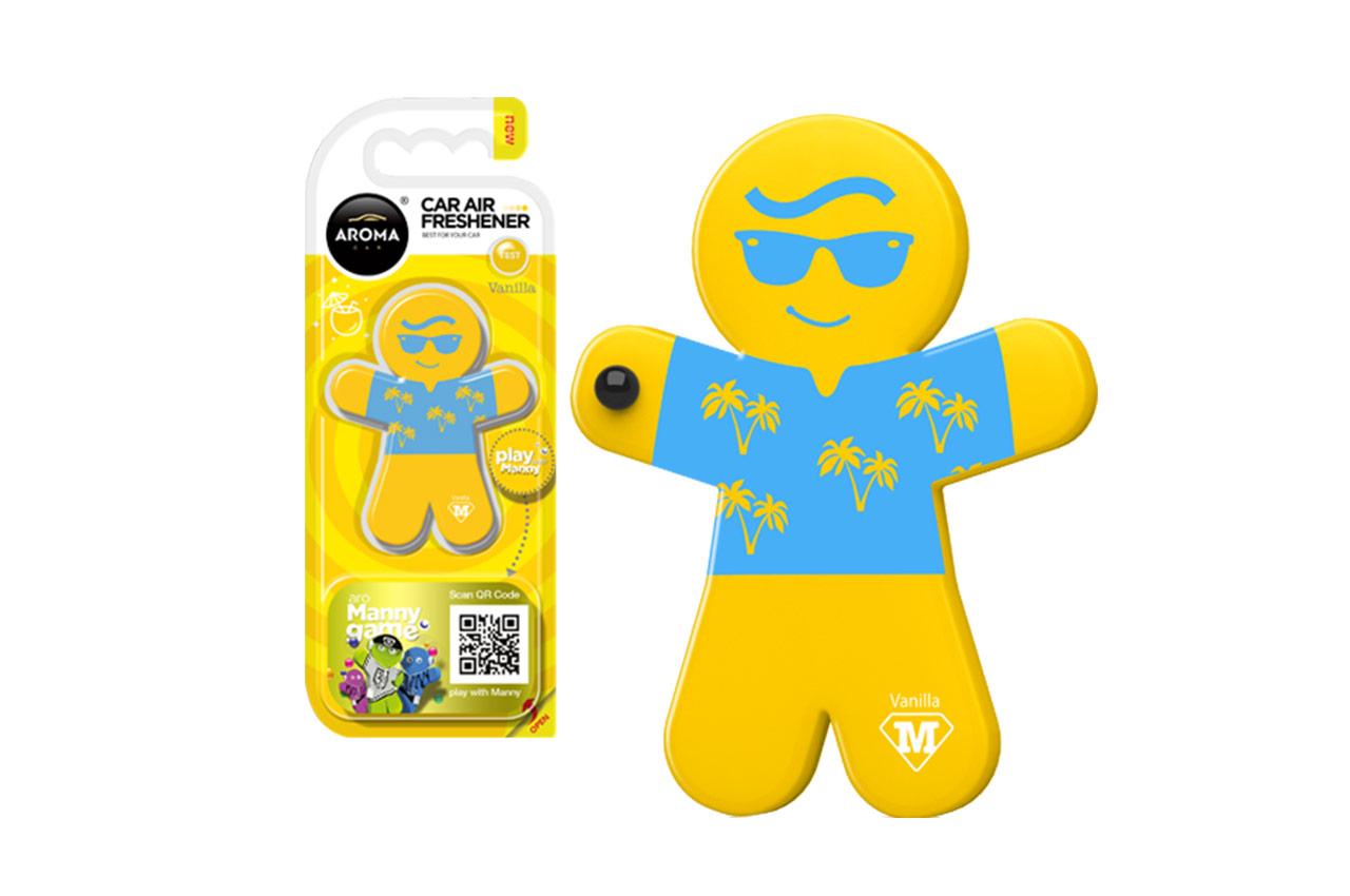 Auton ilmanraikastin AROMA CAR MANNY - Vanilla