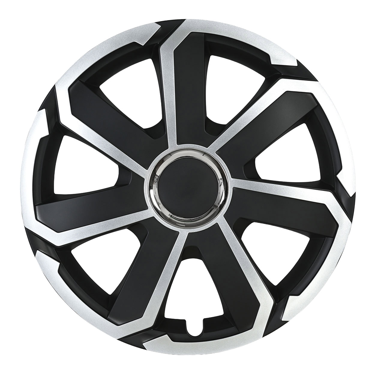 Pölykapseli AEROSPIN 15" musta/hopea