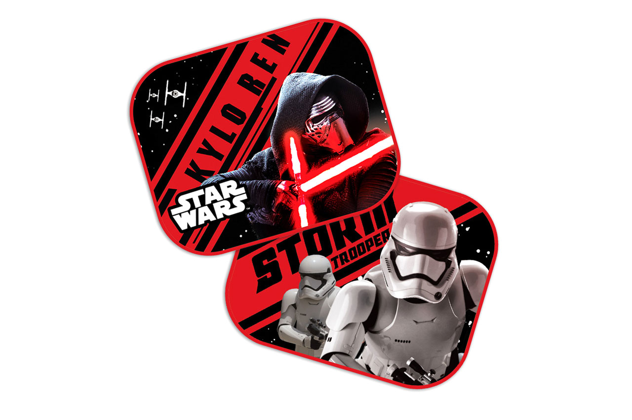 Sivuikkunan aurinkosuojat STAR WARS, 44 × 35 cm, 2 kpl