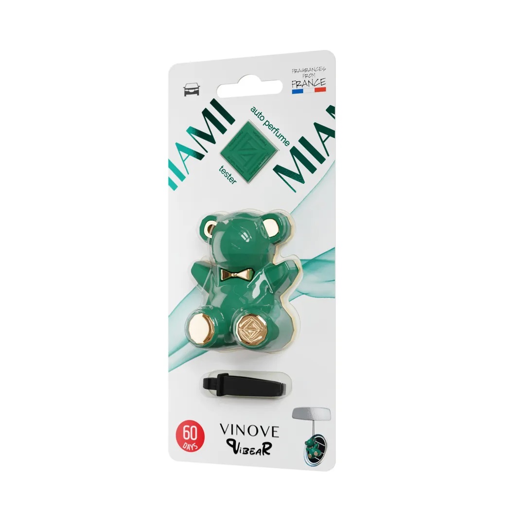 Auton ilmanraikastin tuoksu VINOVE ViBEAR MIAMI