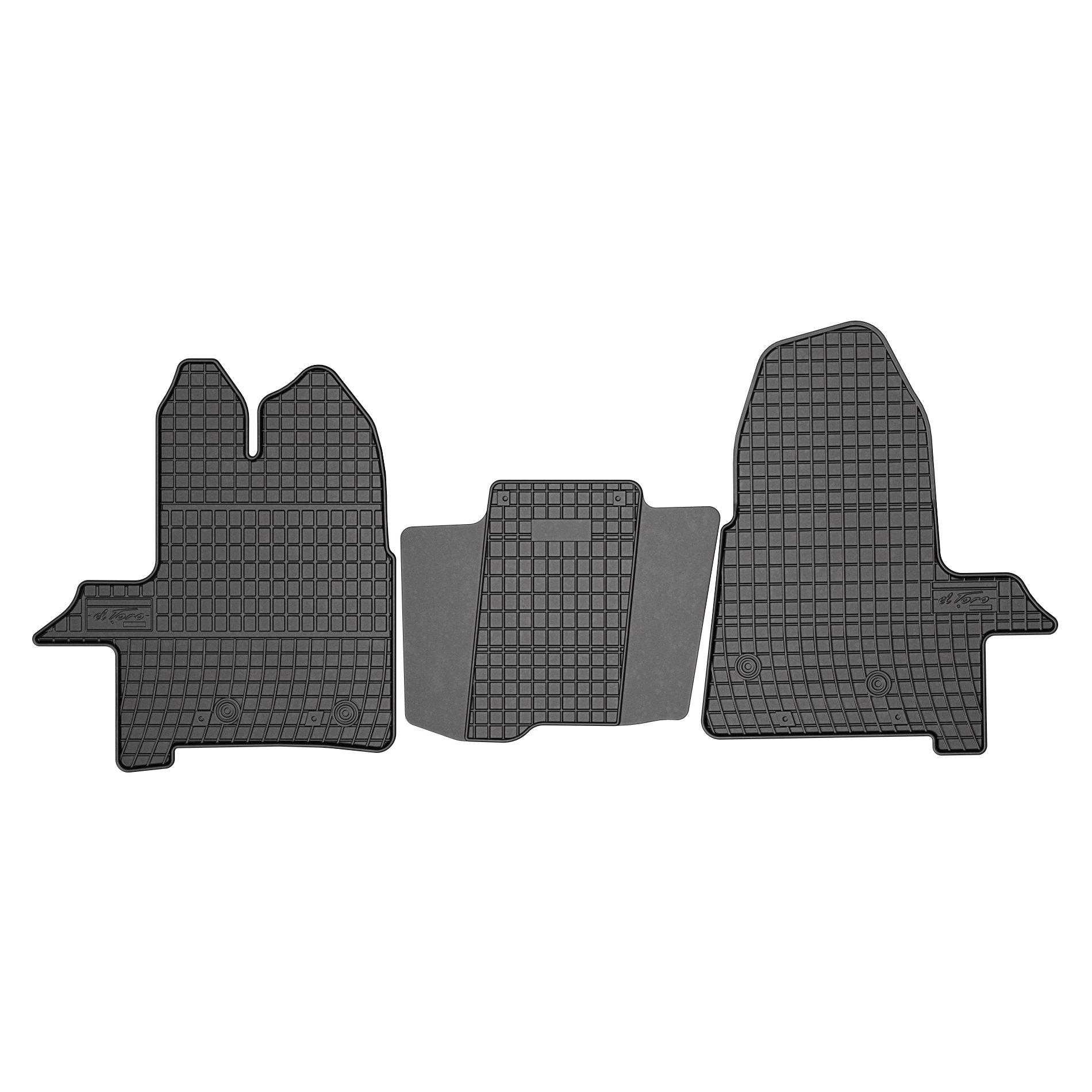 Tämä auton mattosarja sopii Ford Transit Mk7 Van (V363) 2018- malliin.