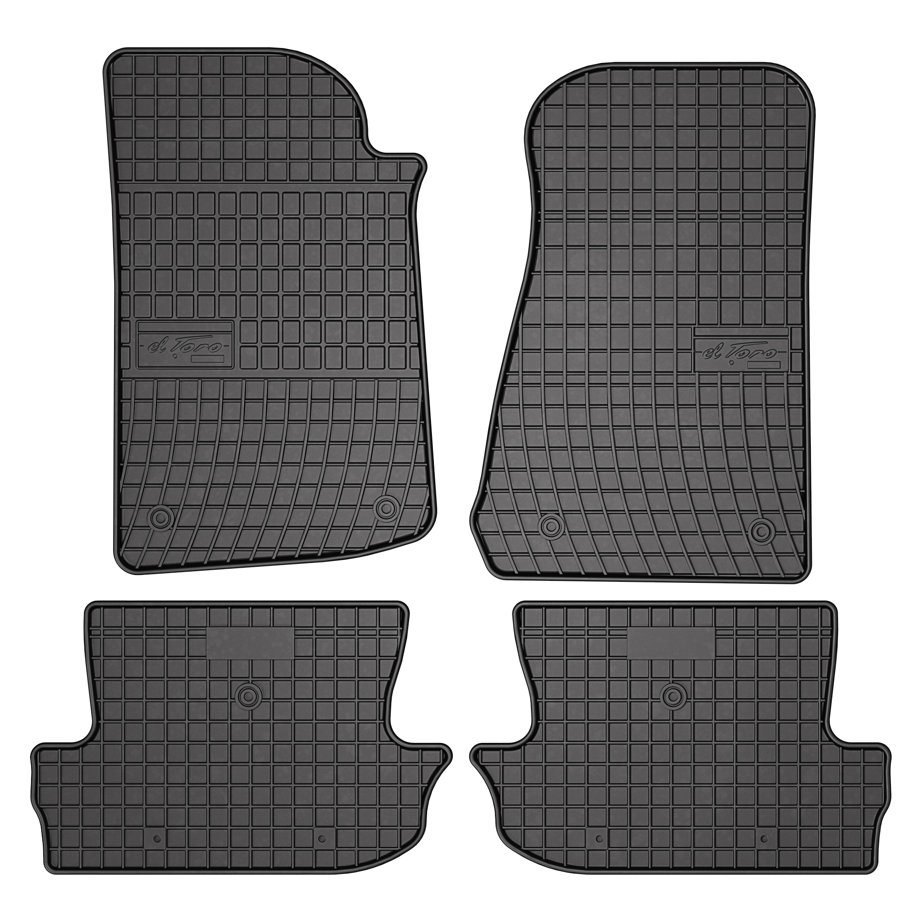 Tämä auton mattosarja sopii Jeep Wrangler IV (JL) 2017- malliin.