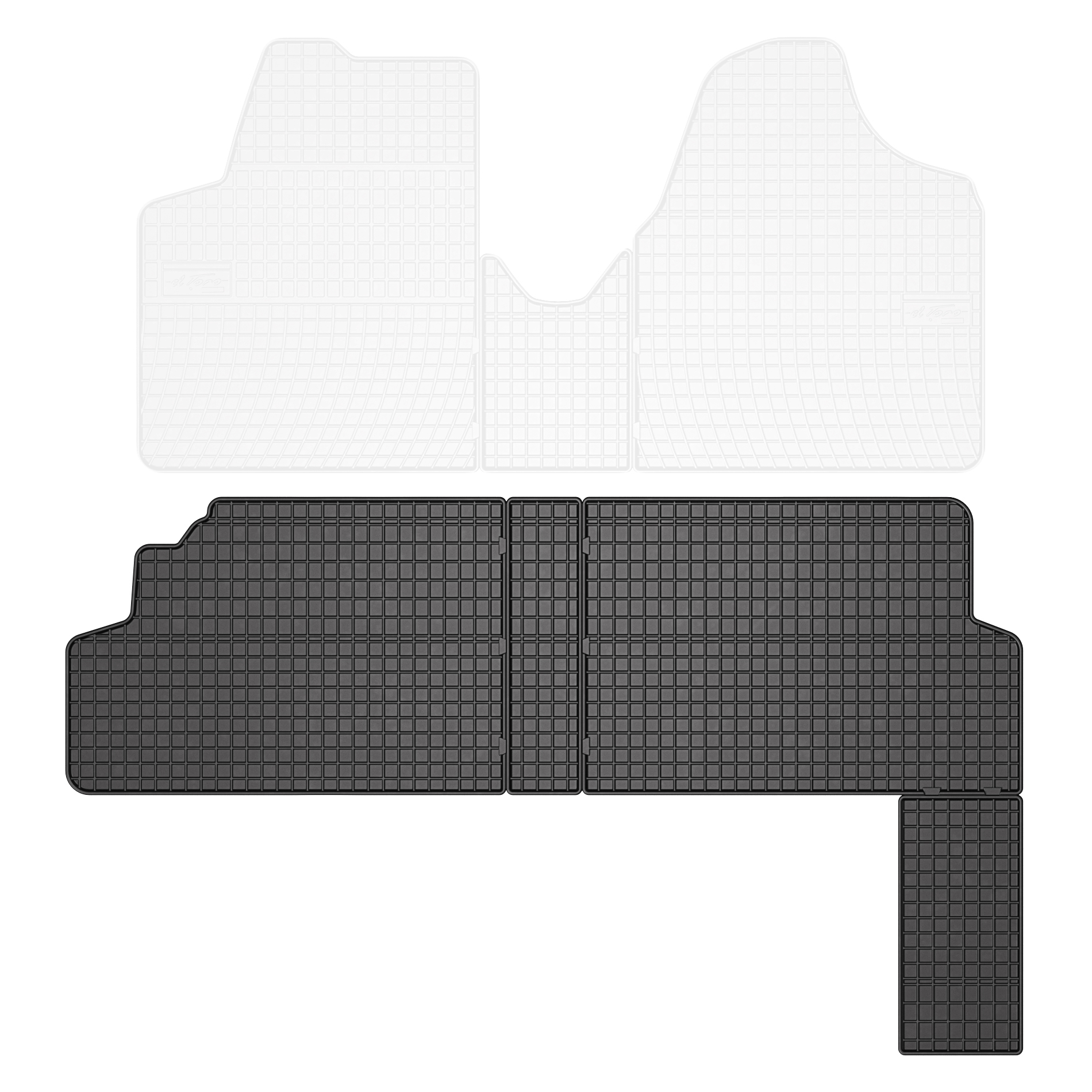 Tämä auton mattosarja sopii Citroen Jumpy II MPV (VF7) 2007-2016 malliin.