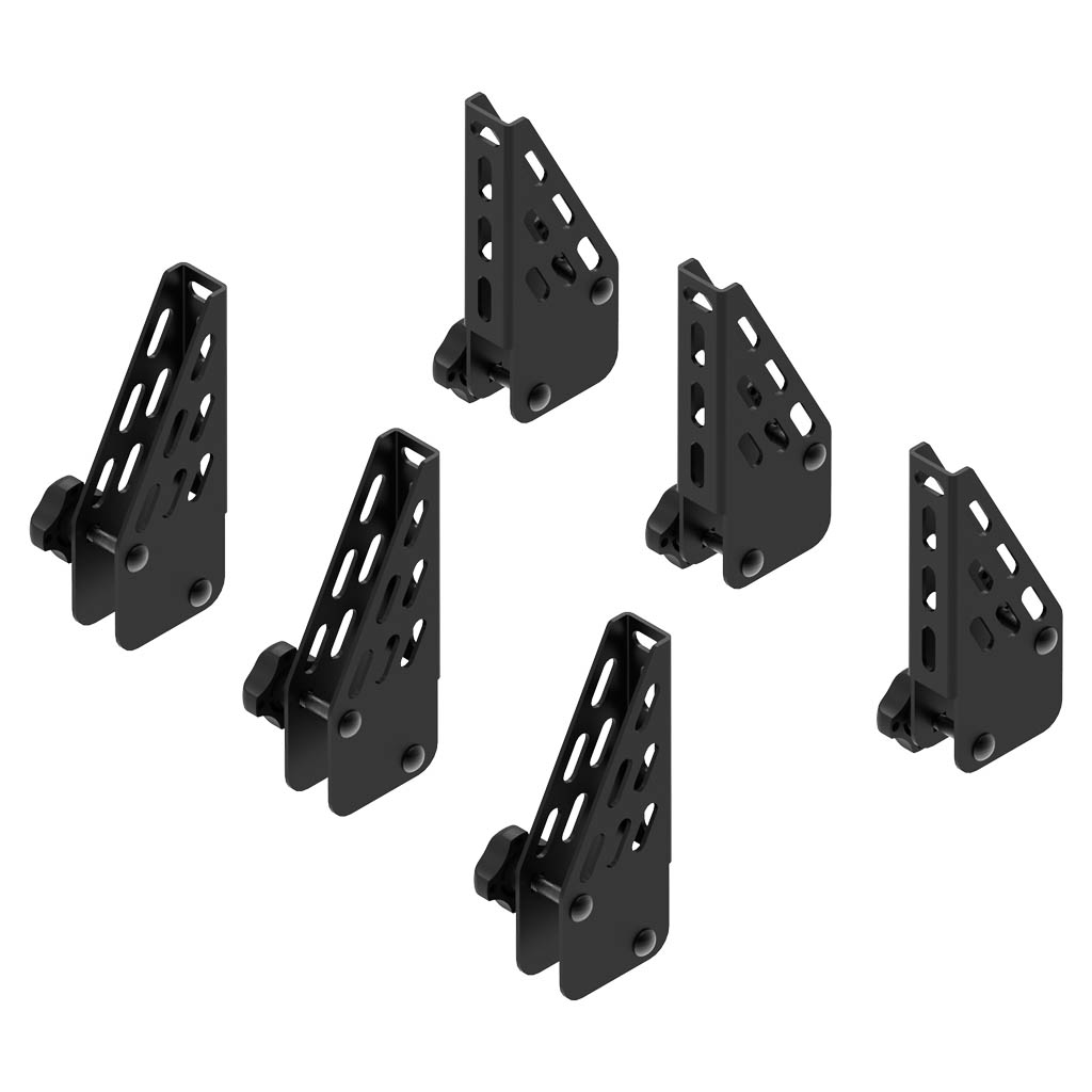 6 kuormanpysäyttimet 10cm CRUZ Evo Rack -kattotelineisiin