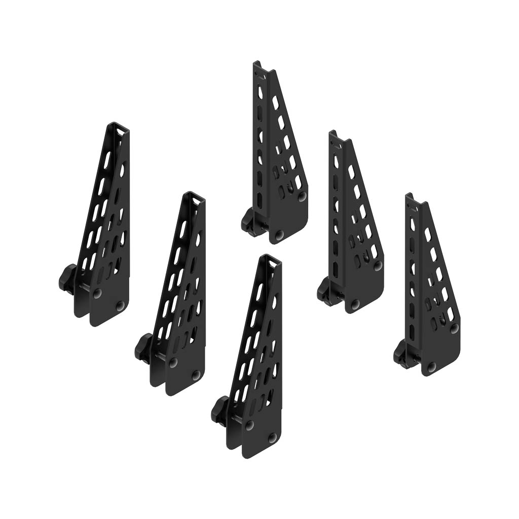 6 kuormanpysäyttimet 18cm CRUZ Evo Rack -kattotelineisiin