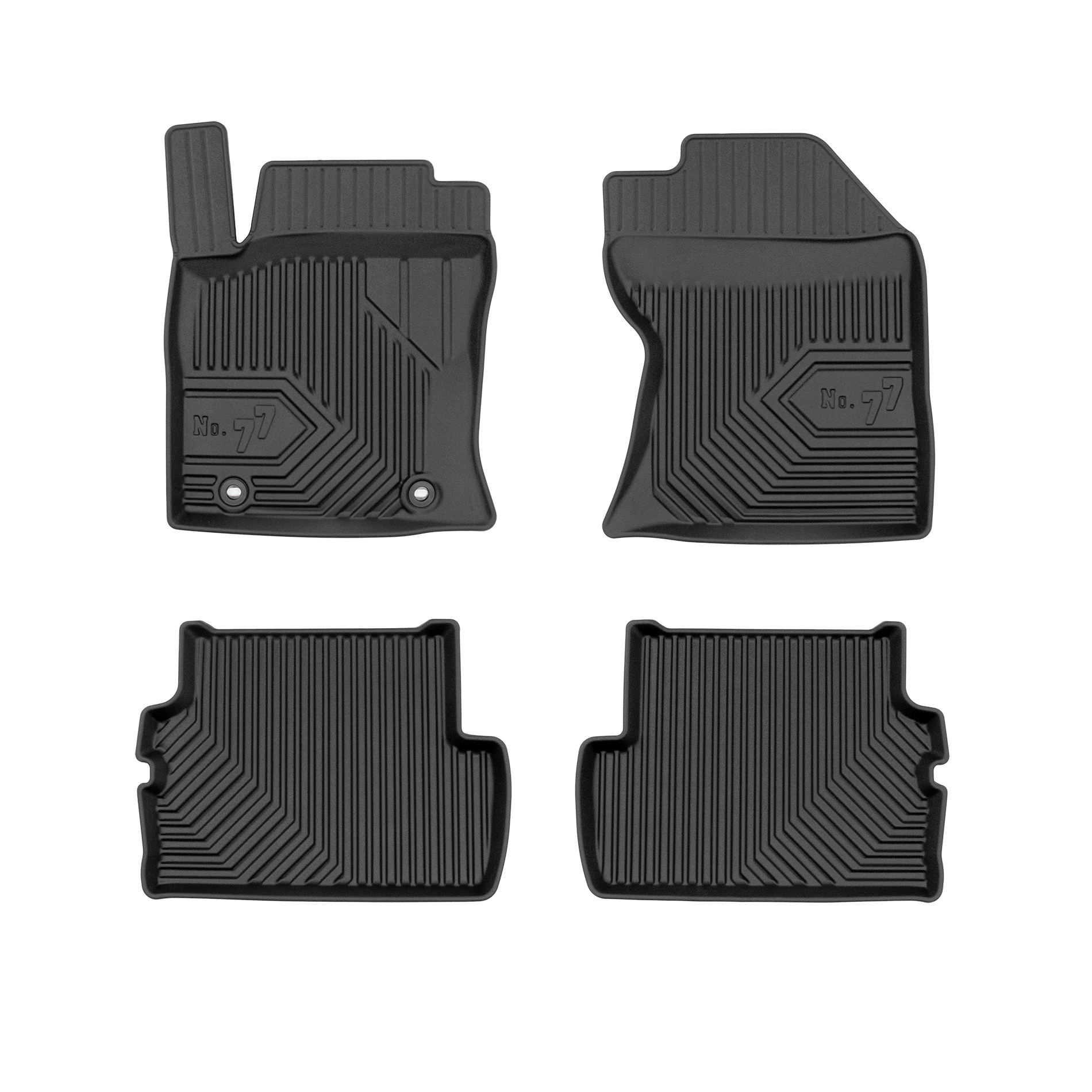 Tämä auton mattosarja sopii Ford Focus Mk1 Hatchback (DAW, DBW) 1998-2004 malliin.