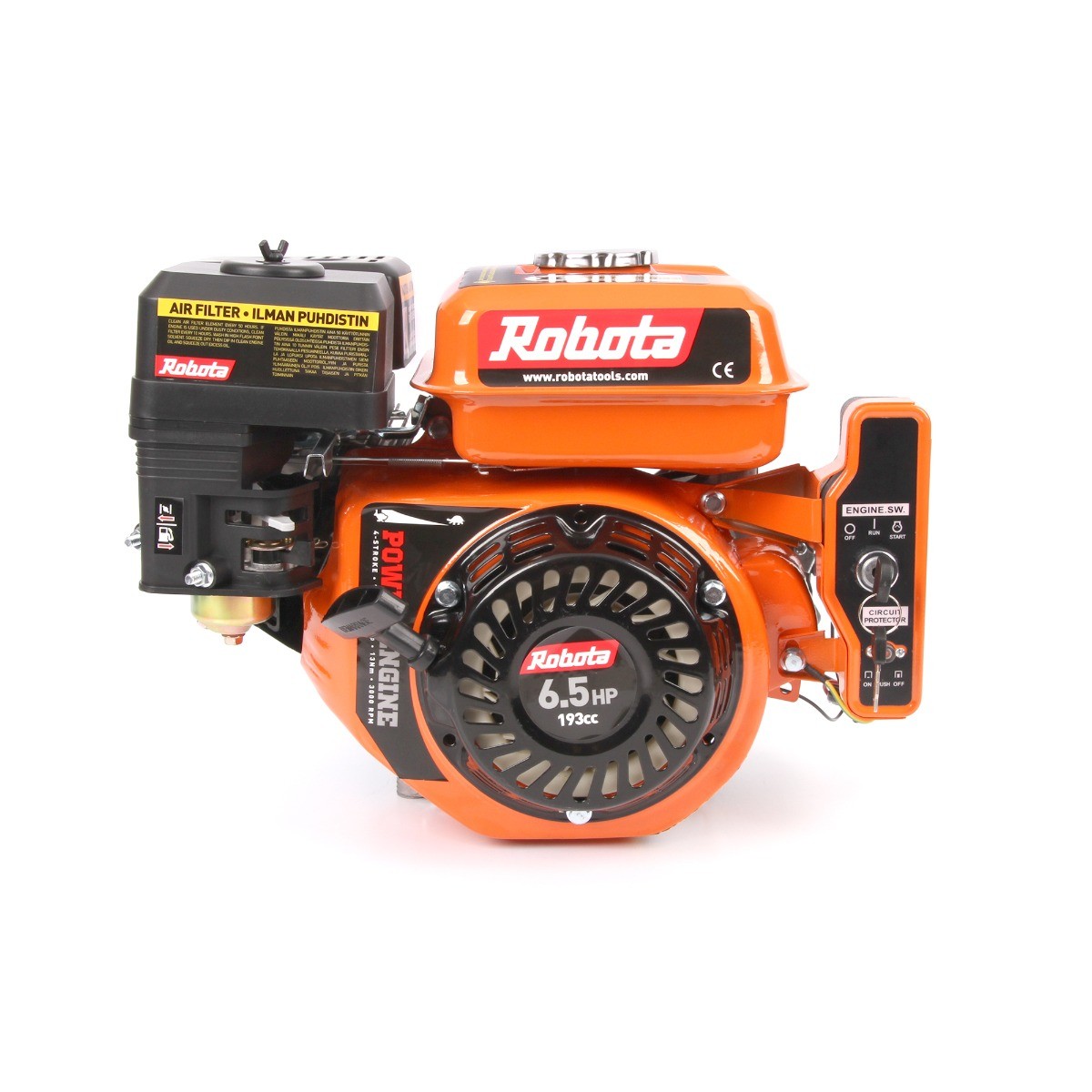 Robota irtomoottori E193 6,5hp 4-tahti