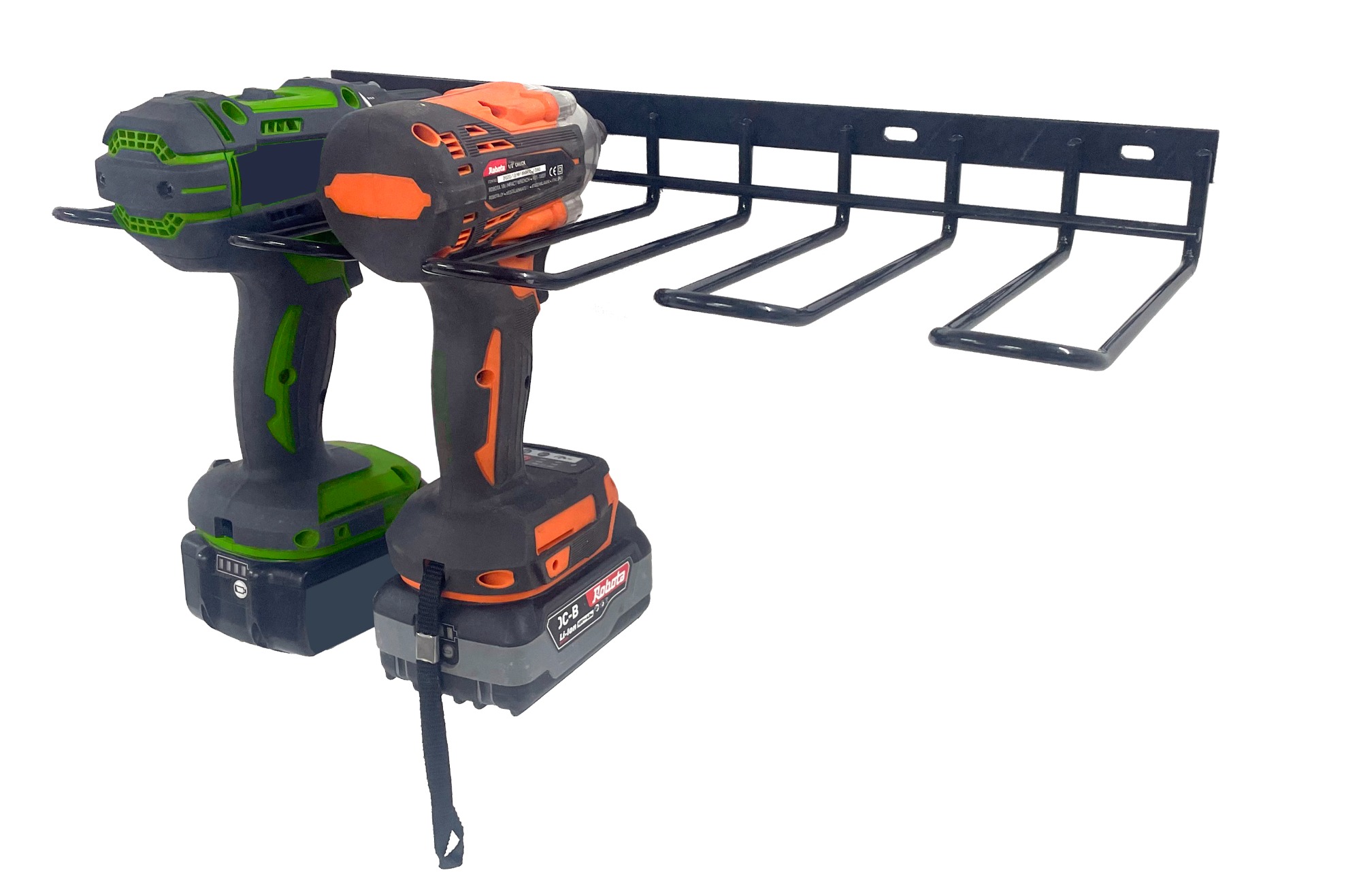 Robota akkuporakonehylly 1-taso